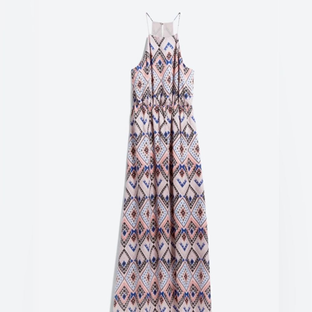 French Grey Dina Maxidress